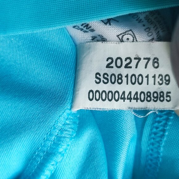 Under Armour athletic shirt women's size L baby blue slim fit short sleeve - Picture 6 of 10